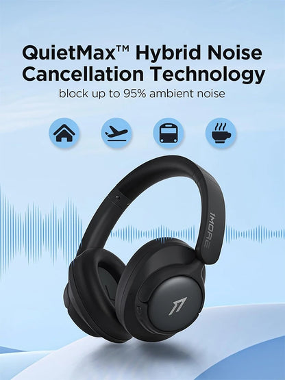 Premium Bluetooth Noise Cancelling Headset for Travel & Work