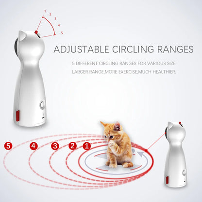 Automatic Cat Laser Toy USB Charging Interactive