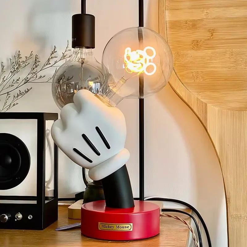 Mickey Hand Table Lamp Creative Desk Decoration