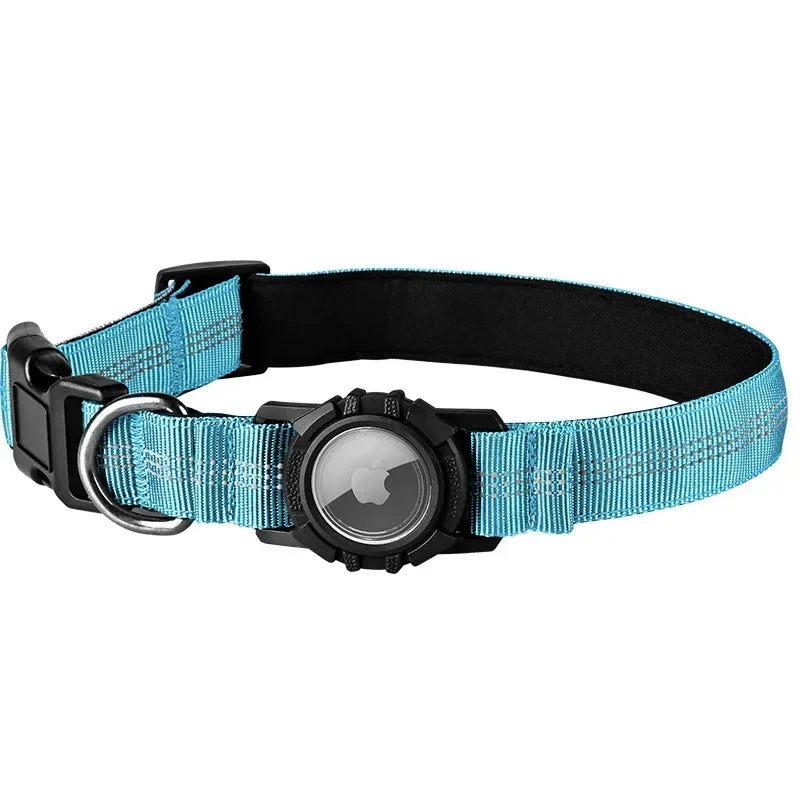 Reflective Waterproof AirTag Dog Collar Anti-Loss