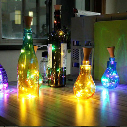 Battery Cork Bottle Lights for DIY and Wedding Decor