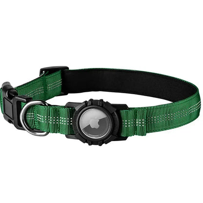 Reflective Waterproof AirTag Dog Collar Anti-Loss