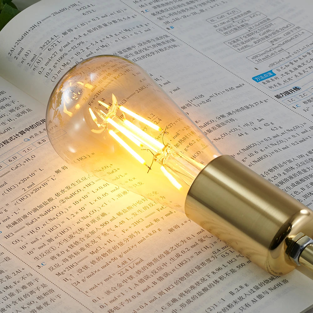 Classic Filament Shine – ST64 E27 Warm White LED Light Pack