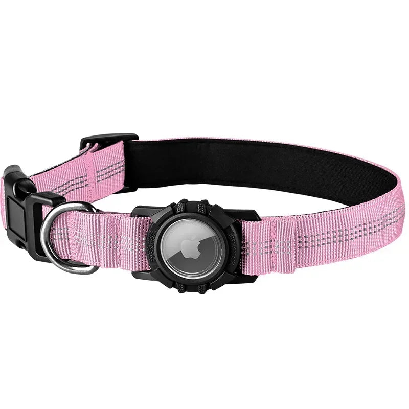 Reflective Waterproof AirTag Dog Collar Anti-Loss