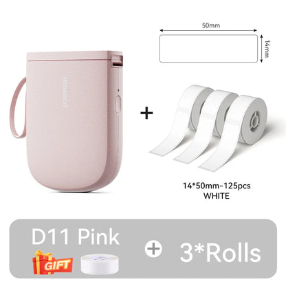 Portable Bluetooth Label Printer 300DPI Mini Maker