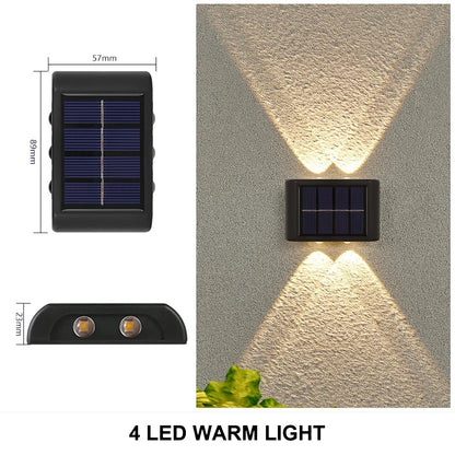 Waterproof Solar Wall Lamp Outdoor Up and Down