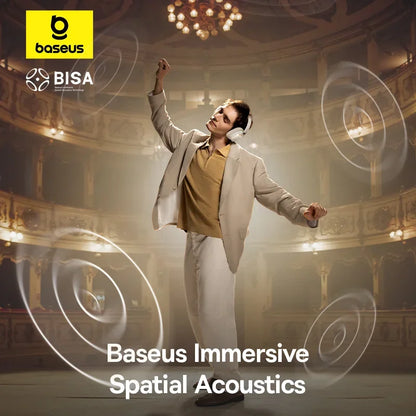 Premium Over-Ear Wireless Headphones with 46dB Active Noise Cancelling, Bluetooth 5.4 & Hi-Res Audio