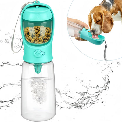Pup & Kitty Trek Bottle – On-the-Go Water and Snack Dispenser