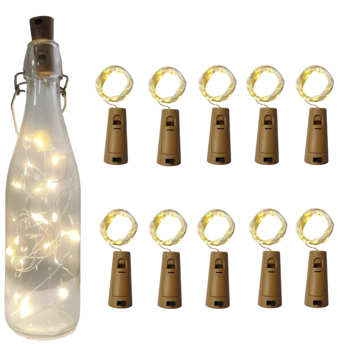 Battery Cork Bottle Lights for DIY and Wedding Decor