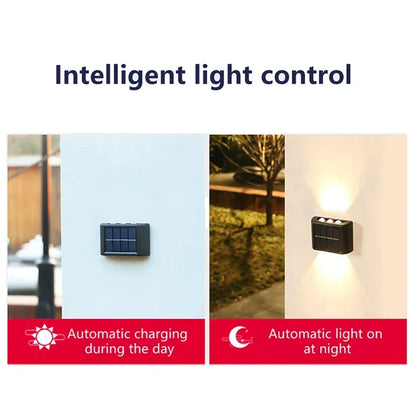 Waterproof Solar Wall Lamp Outdoor Up and Down