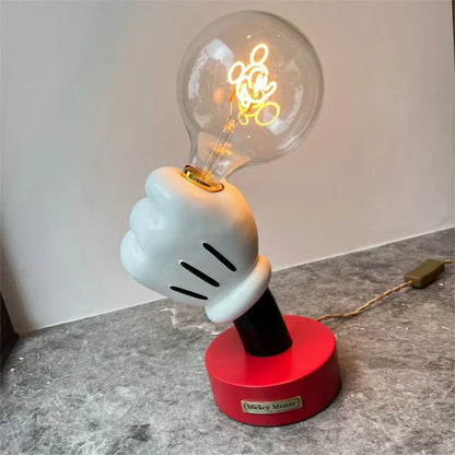Mickey Hand Table Lamp Creative Desk Decoration