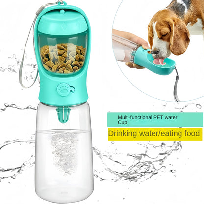 Pup & Kitty Trek Bottle – On-the-Go Water and Snack Dispenser