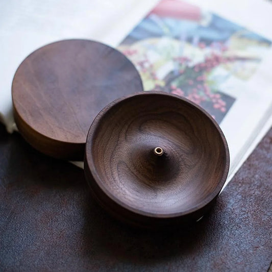 Black Walnut Harmony Incense Burner
