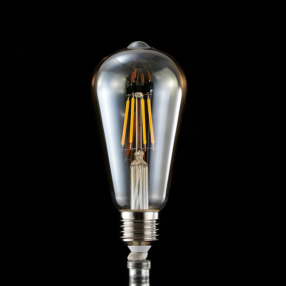Classic Filament Shine – ST64 E27 Warm White LED Light Pack