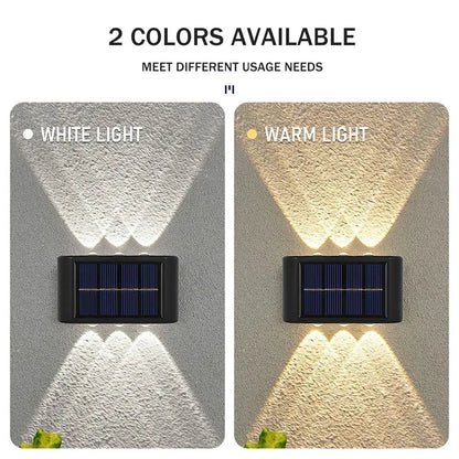 Waterproof Solar Wall Lamp Outdoor Up and Down