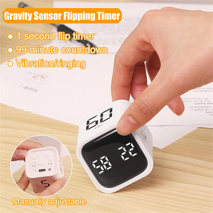 Digital Cube Timer with LED Display and Gravity Sensor