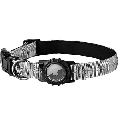 Reflective Waterproof AirTag Dog Collar Anti-Loss