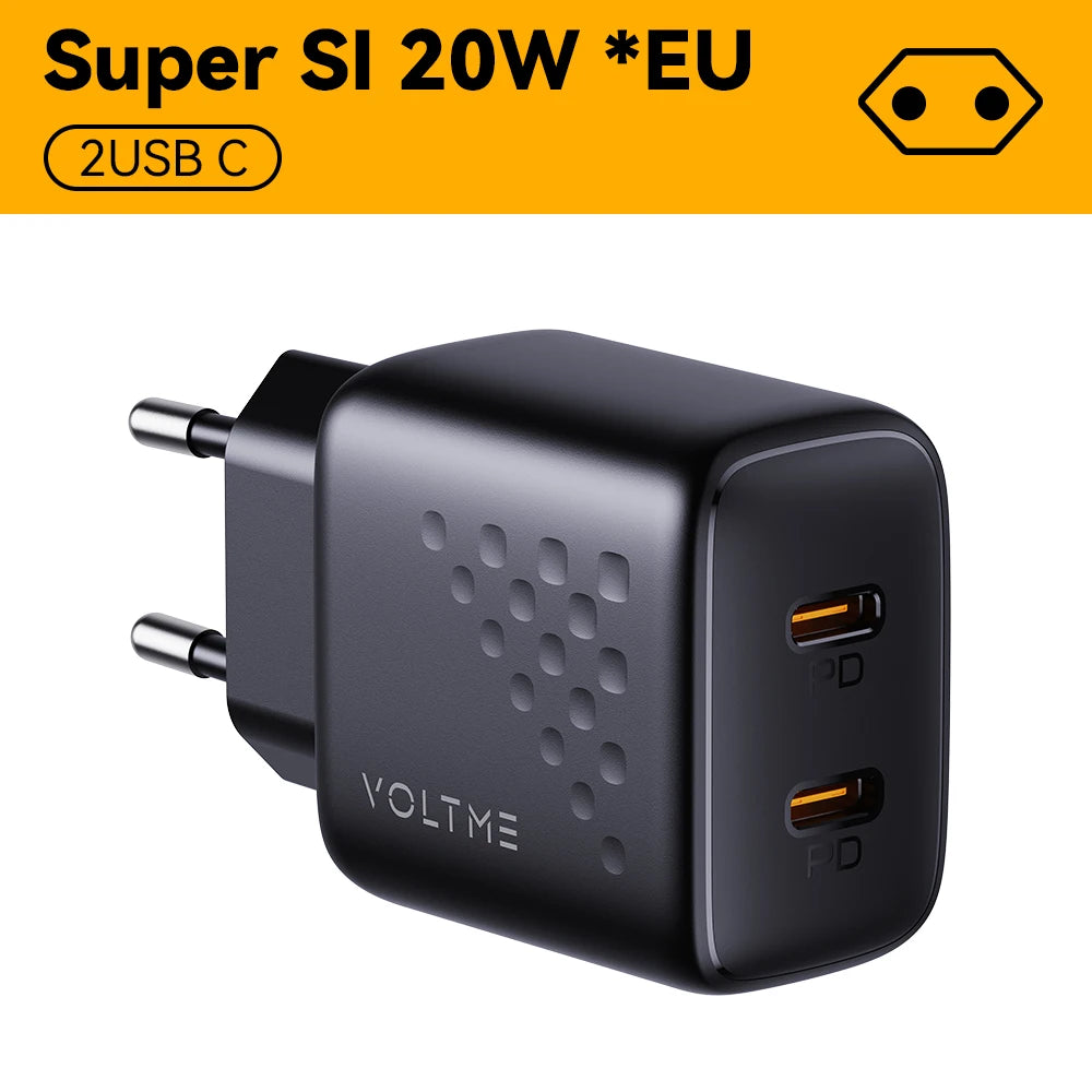 Universal 20W USB-C Fast Charging Adapter for Smartphones