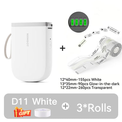 Portable Bluetooth Label Printer 300DPI Mini Maker
