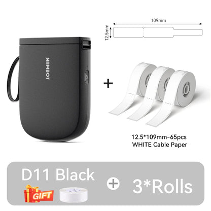 Portable Bluetooth Label Printer 300DPI Mini Maker