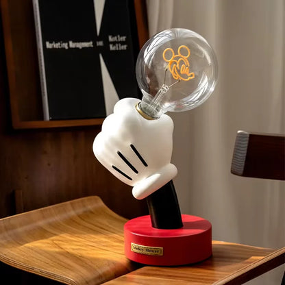 Mickey Hand Table Lamp Creative Desk Decoration