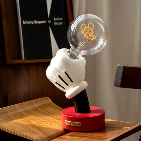 Mickey Hand Table Lamp Creative Desk Decoration
