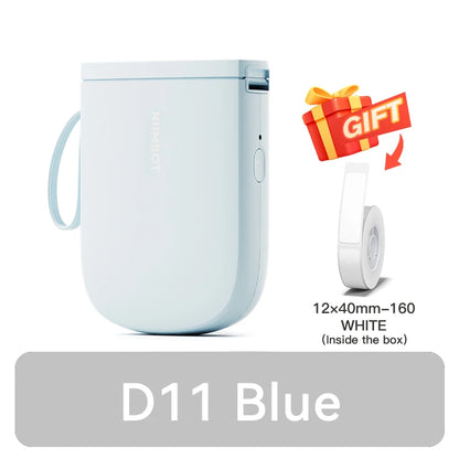 Portable Bluetooth Label Printer 300DPI Mini Maker