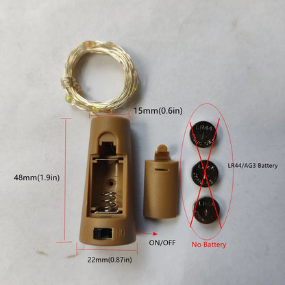 Battery Cork Bottle Lights for DIY and Wedding Decor